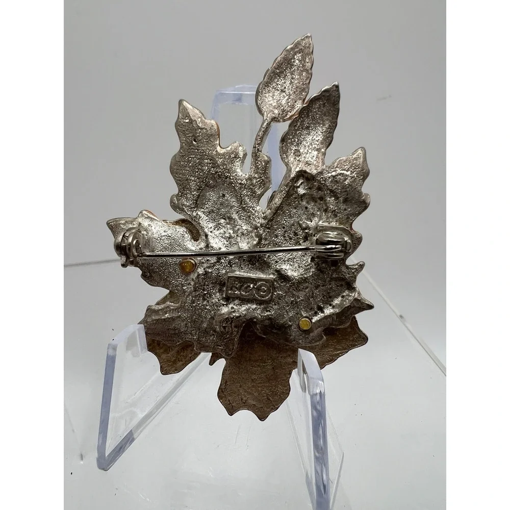 Cottagecore Kenneth Cole Butterfly‎ Leaf Brooch 1.5x2.25